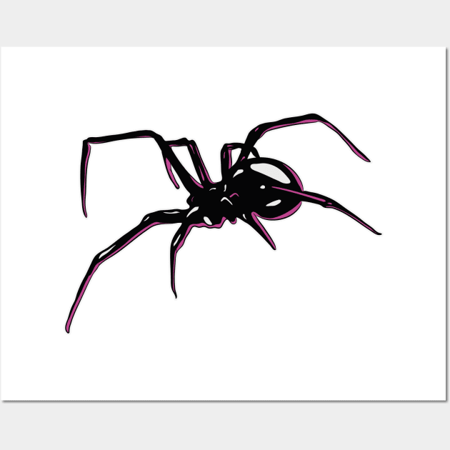 poisonous spider Wall Art by PaperHead